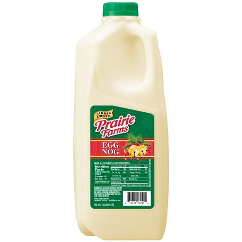 Prairie Farms Dairy Kosher Eggnog Half Gallon Walmart Com Walmart Com
