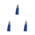 thumbnail image 1 of Naiovety 28 piezas bolsa Keychian delicado llavero colgante borlas Simple llavero borla adorno DIY accesorio azul real Azul real 3Conjunto, 1 of 6