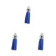 thumbnail image 1 of Cateissary 28 piezas bolso llavero encantos creativo llavero borlas Simple colgante decoración llavero borla adorno DIY accesorio azul real Azul real 3Conjunto, 1 of 6