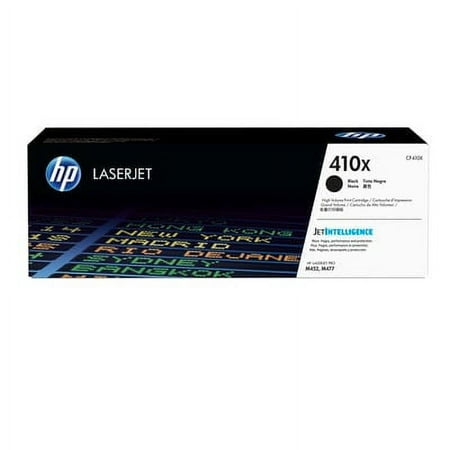 UPC: 0888793807545 | HP 410X (CF410X) Toner Cartridge  Black High Yield