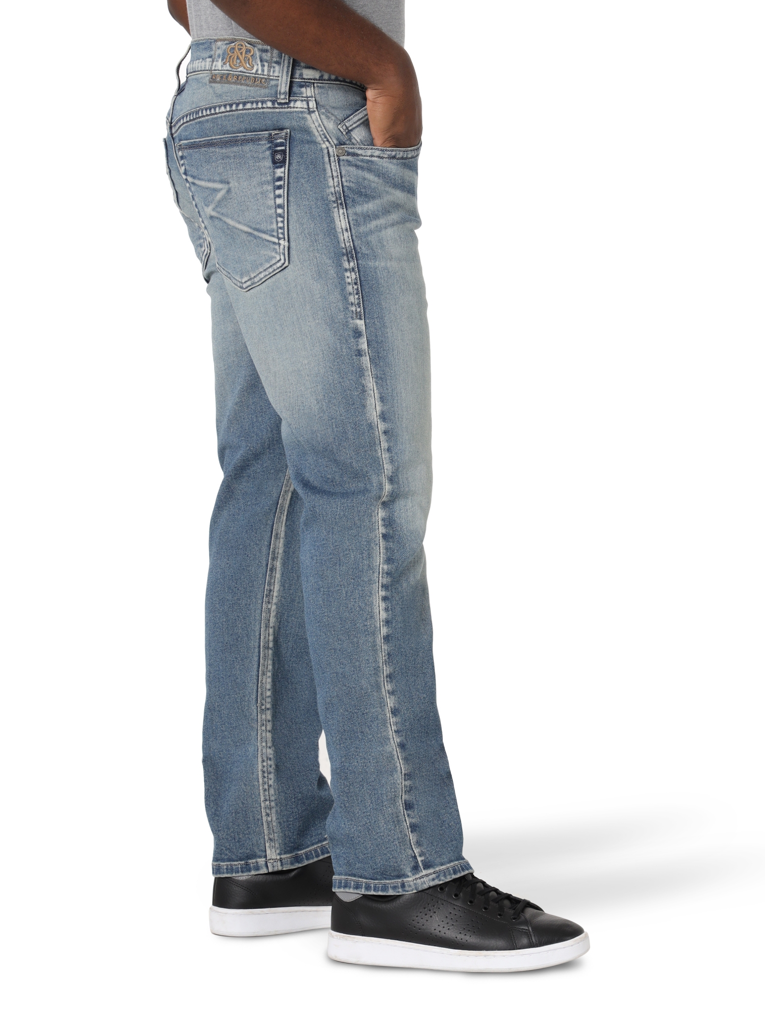 Rock & Republic Men's Straight Leg Jean with Ultra Comfort Denim - image 4 of 5