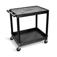 thumbnail image 2 of Luxor Large Flat-Top and Tub-Bottom Shelf Cart, 2 of 3