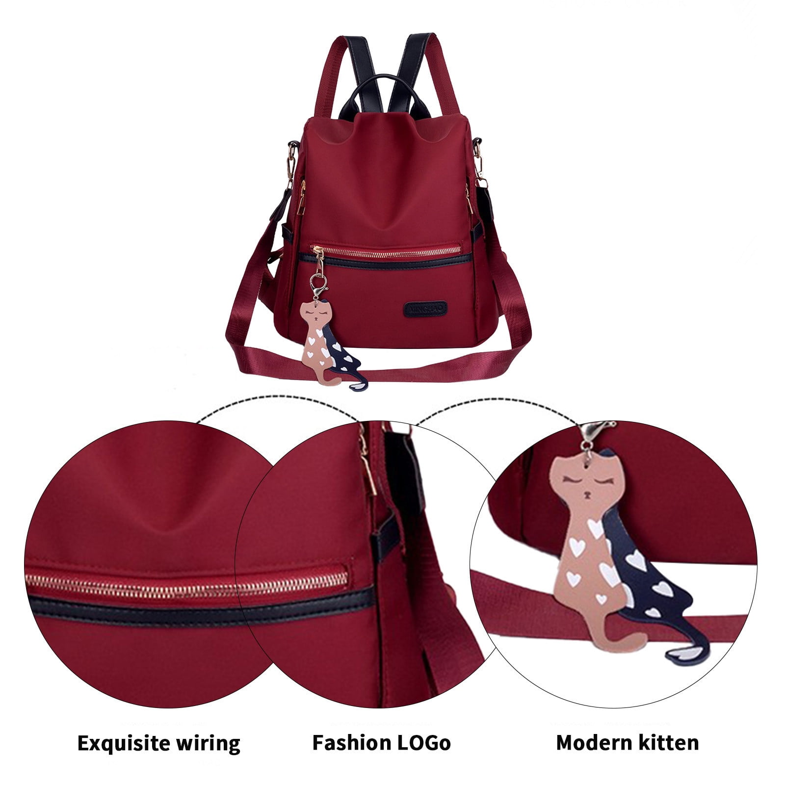 Multifunctional Anti-Theft Travel Backpack for Ladies  display picture 2