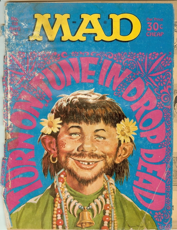 MAD Magazine #118 April 19687 (POOR Condition Detached Cover)