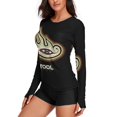 thumbnail image 2 of Tool Band Women's Sunscreen Shirt Long Sleeve Workout Tops Crewneck Soft Comfy Tees Casual T-Shirt M, 2 of 7