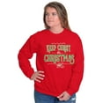 thumbnail image 4 of Keep Christ in Christmas Jesus Reason Sweatshirt for Men or Women Brisco Brands M, 4 of 6