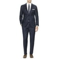 thumbnail image 1 of DTI GV Executive Men's Suit Two Button 2 Piece Modern Fit Jacket Pants Birdseye French Blue, 1 of 4