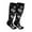 Style C, variant on Deago 2 Pairs Plus Size Compression Socks for Women & Men 15-20 mmhg Extra Wide Calf Knee High Support Socks for Circulation