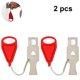 thumbnail image 2 of Pestillo de puerta portátil de 2 piezas, boca pequeña roja Vhermosa 221043-1, 2 of 8