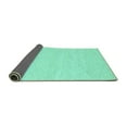 thumbnail image 2 of Ahgly Company Indoor Rectangle Solid Turquoise Blue Modern Area Rugs, 5' x 8', 2 of 4