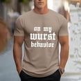 thumbnail image 5 of Razzly Men's T Shirts Funny Graphic Print Casual Short Sleeve Tee Lightweight Comfortable Summer Wear Stylish Daily Top(Khaki,3XL), 5 of 6