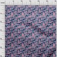 thumbnail image 2 of oneOone Cotton Silk Fabric Square & Triangle Geometric Print Fabric BTY 42 Inch Wide, 2 of 4