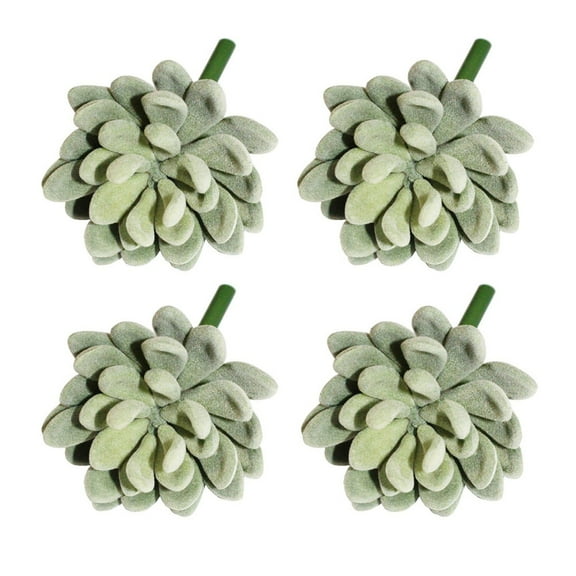Masteelf  Unpotted Artificial Succulent Plants Cactus Home Decor Indoor for Green