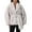 White, variant on Women's Faux Fur Cardigan Coat, Belted Open Front Jacket, Plush Lined Outerwear, Thickened Long Sleeve Coat, Fashionable Winter Coat with Tie Waist, Warm Fleece Lined Coat Coffee L
