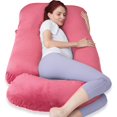 thumbnail image 1 of Almohada de Embarazo AMCATON Grande en Forma de U 152 cm Roja, 1 of 8
