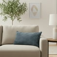 thumbnail image 5 of Blue My Mind Sutter 13" x 24" Oblong Chenille Pillow - Pacific Navy in Set of 2, 5 of 7