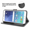thumbnail image 3 of Mobile Phone Cover for Samsung J7 2015, Cover Premium Pu Leather Tpu Flip Cover Magnetic Closure Card Compartment Stand Function Wallet with Lanyard Protective Cover, 3 of 6