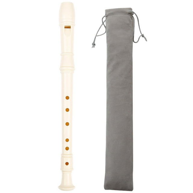 Professional Clarinet 6-Hole Recorder Instrument Plastic Clarinet for Beginners Kids Adults with Bag