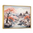 thumbnail image 2 of Designart "Silk Road China Art painting IV" Chinese Floater Framed Wall Art Living Room, 2 of 7