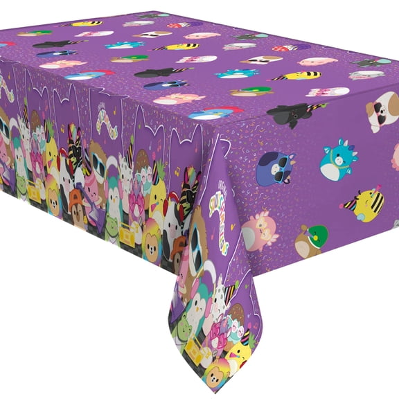 Club Squishmallows Tablecloth 3 Pack - Squishmallows Party Decorations