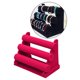 thumbnail image 3 of Soporte de joyería de 3 niveles Sunnimix Soporte de exhibición de pulsera Rojo, 3 of 8