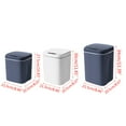 thumbnail image 2 of lanema Bathroom Trash Can with Lid Garbage Can Slim Smart Trash Can Small Plastic Trash Bin Narrow Motion Sensor Trash Can, 2 of 19