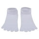 thumbnail image 2 of Calcetines de cinco dedos con dedos separados, cómodos calcetines tobilleros, calcetines deportivos casuales Blanco, 2 of 9