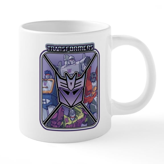 CafePress - Transformers Decepticons - 20 Oz White Ceramic Mega Mug