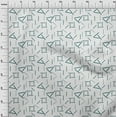 thumbnail image 3 of oneOone Silk Tabby Fabric Line Geometric Print Fabric By The Yard 42 Inch Wide, 3 of 4