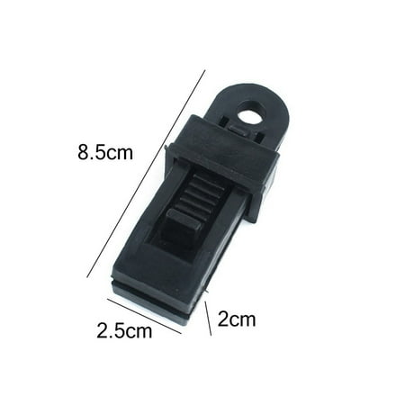 

LICHENG Tarp Clips Locking Awning Clamp Snap Hangers Survival Emergency HEAVY DUTY Red