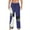 B_ Blue, variant on YLSDY Color Block Print Mens Pajama Pants Elastic Drawstring Bottoms with Pockets-Comfy Soft Mens Lounge Pj Long Pants Black XL