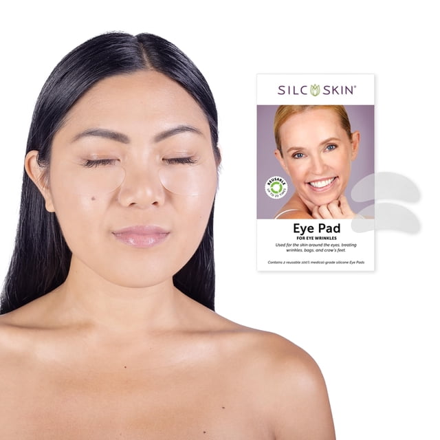 Almohadillas para ojos Silc Skin, silicona, reutilizables, suministro para 20 días