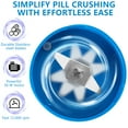 thumbnail image 6 of Compact Electric Pill Crusher Grinder by Pill Mill - Fine Powder Electronic Pulverizer for Small and Large Medications & Vitamin Tablets - Travel-Friendly, Comes with a Brush, 6 of 7