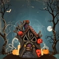 thumbnail image 2 of Haunted Tree House Incense Burner, Unique Design, Perfect for Halloween Decoration and Home Ornament, 2 of 5