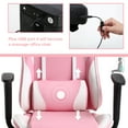 BestOffice PC gaming office chair ergonomic table and chair massage PU
