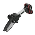 thumbnail image 3 of 21V Cordless Mini 4-Inch Electric Chainsaw, Handheld Lithium-Ion Pruning Saw with Brush Motor, Black & Grey Design, 1 Battery & Charger Included, 110V US Plug – Ideal for Home, Woodworking, Garden, 3 of 7