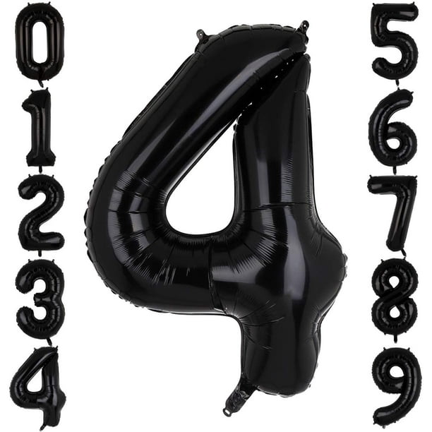 Number 4 on sale helium balloon