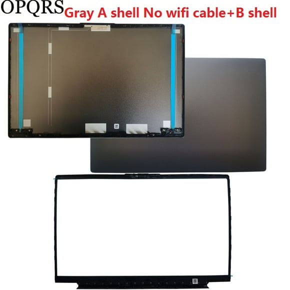NEW For Lenovo ideapad 5 15IIL05 15ARE05 15ITL05 laptop LCD Back Cover Rear Lid TOP case AM1K7000110 AM1K7000300/Front Bezel gray A No cable B