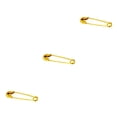 thumbnail image 4 of ZLight 100 Small Tiny Gold Metal Steel Mini Safety Pins 2cm 20mm gold 3Set, 4 of 6