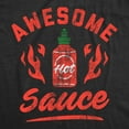 thumbnail image 2 of Womens Awesome Sauce T Shirt Funny Saying Cool Nerdy Tee Fun Joke for Foodie Womens Graphic Tees, 2 of 9