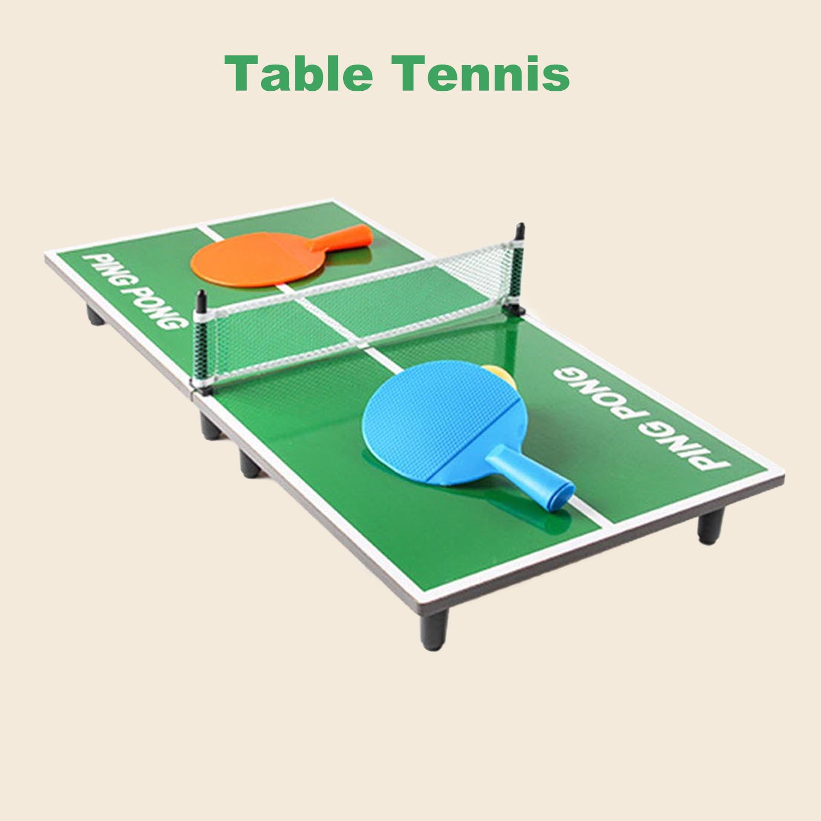 Travelwant Ping Pong Tennis - Table Tennis, Volleyball and 4-Square Outdoor  Game - Indoor or Outdoor Game for Kids 