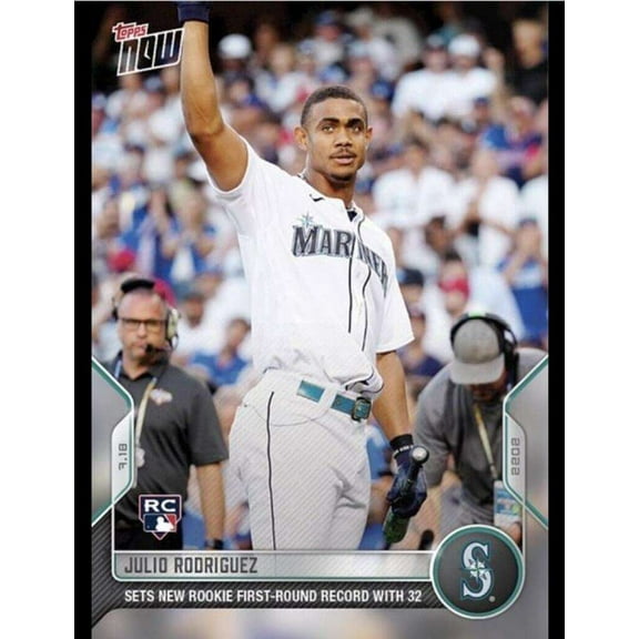 MLB 2022 Topps Now Julio Rodriguez Trading Card #568 (Rookie)