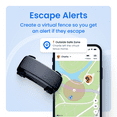 thumbnail image 4 of Tractive Smart GPS Dog Tracker with Vital Signs Monitoring (Black), 4 of 7