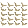 thumbnail image 3 of 20 piezas de protectores de Esquinas triangulares vintage dorados de 0,91 pulgadas yuxing, 3 of 3