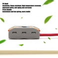 thumbnail image 4 of Quick Wire Connector, High Temperature Resistant Corrosion Prevention 36 Pcs Set Tight Clamping Conductor Terminal Block  for Industrial, 4 of 7