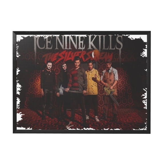 Ice Nine Kills Black Framed Canvas Wall Art Fashion Decor, 12x16in Wall Decor For Living Room, Bedroom, Office