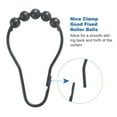 thumbnail image 3 of Shower Curtain Hooks Rings Metal Shower Curtain Hooks Rings For Bathroom Shower Rods Curtains 12 Bl, 3 of 5