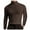 Coffee&01#1124O, variant on White Mens Turtleneck Shirts Mock Neck Long Sleeve Men Base Layer Fitted Winter Warm Men's Undershirt
