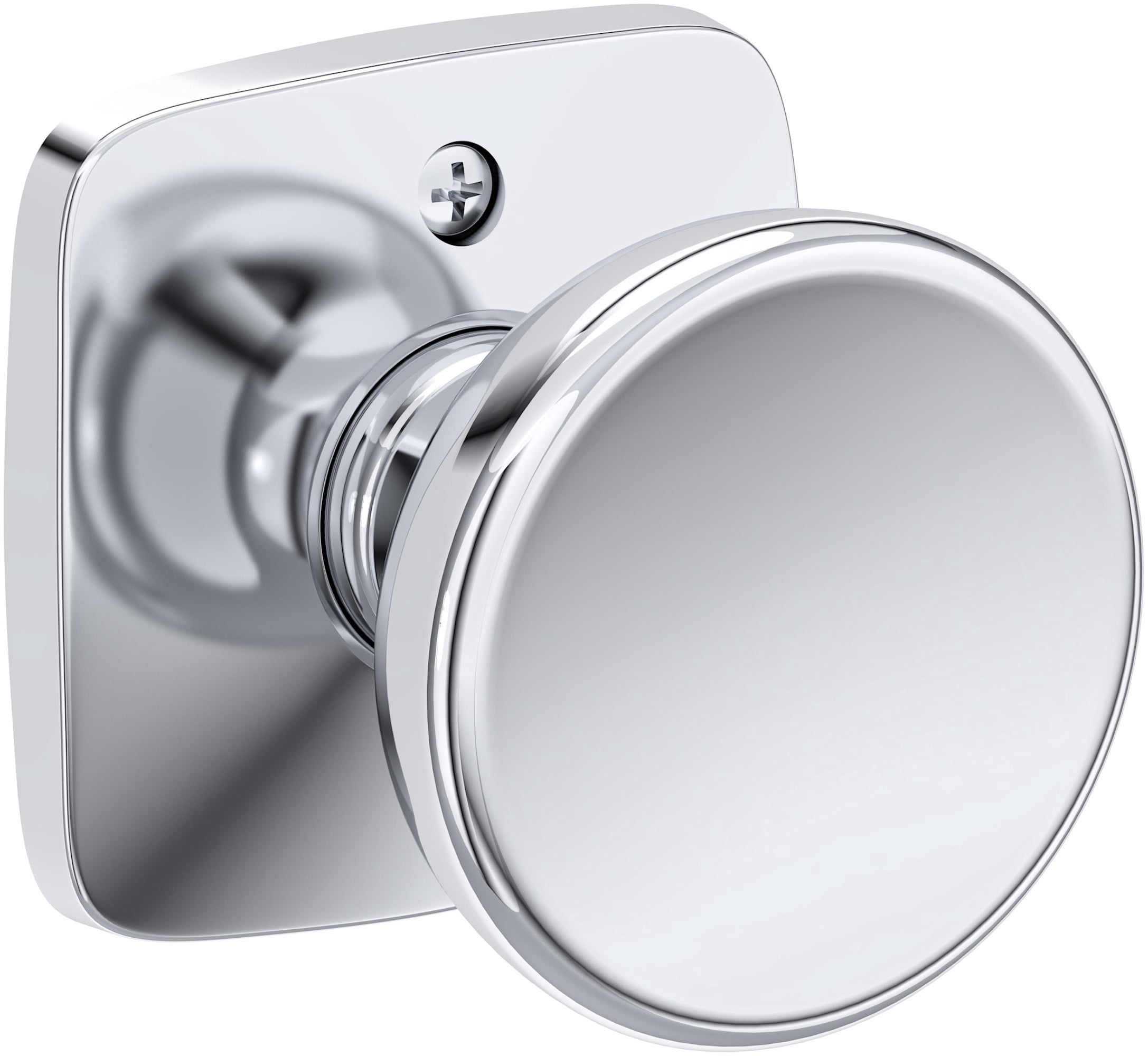 Baldwin FDSOLSFR190 Solvang Non-Turning Two-Sided Dummy Door Knob Set - Black