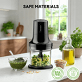 thumbnail image 7 of LINKChef Food Chopper, 2.8 Cup Food Processor, 260W Power Grinder with 4 Bi-Level Blades, 7 of 7